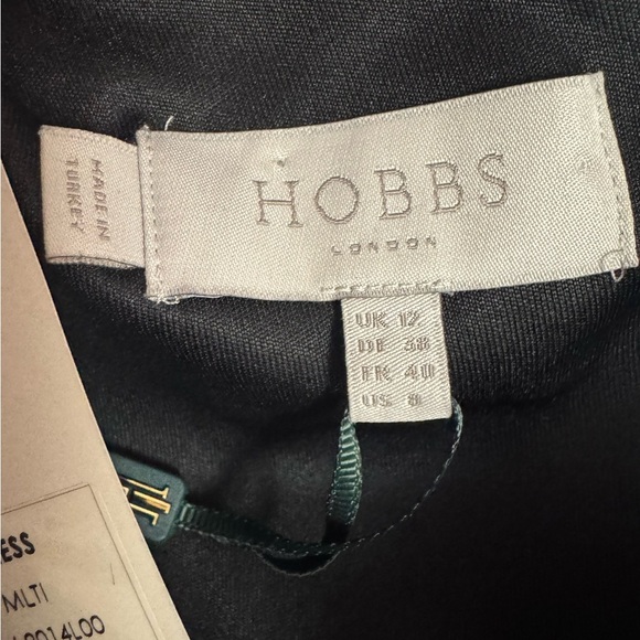 Hobbs London Cordelia Dress Size 8 Black Gray Colorblock Sheath Office NWT - Picture 10 of 12